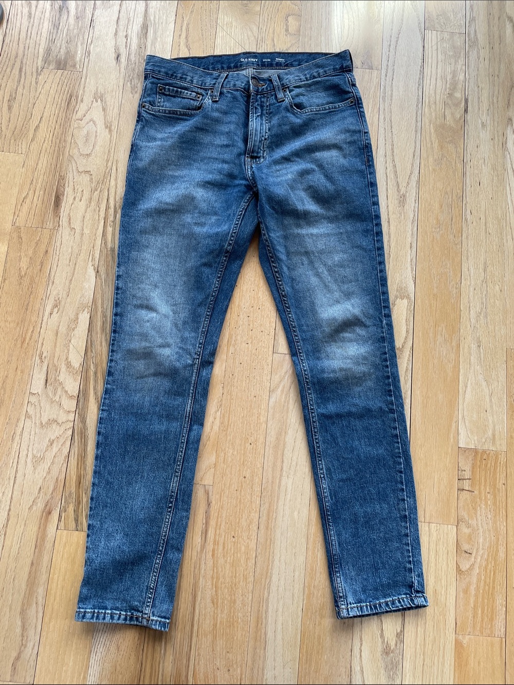 Old Navy Men’s Skinny Built In Flex Jeans, Size 30/32